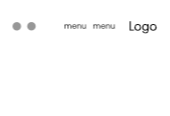Horizon Menu Center Logo Right