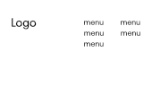 Columned Menu
